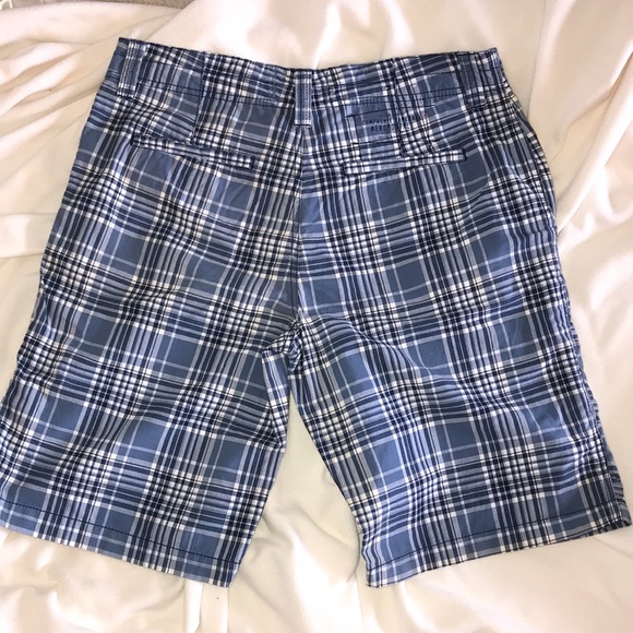 Aeropostale men’s plaid blue short pants size 32 - Picture 4 of 7